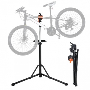 Suport service bicicleta, Rotativ, max 30 kg, Reglabil inaltime 1020-1600 mm, tava magnetica, Aluminiu, 4.5 kg - Img 1