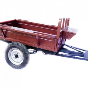 TECHNOWOKER Remorca RK 500, capacitate maxima 500 kg, 125x80 cm - Img 3