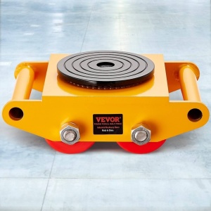 Transportor pivotant Dolly, capacitate 6 Tone, rotatie 360 grade, Otel, roti poliuretan - Img 2
