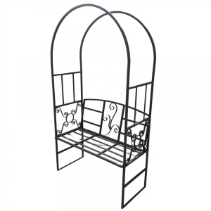 Arcada cu banca pentru flori agatatoare Vivatechnix VMD-1034, dimensiune 207x114x50 cm - Img 4