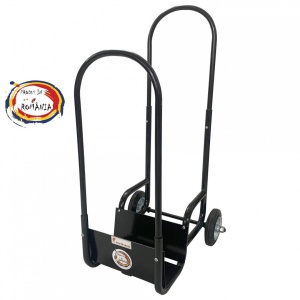 Carucior pentru transportat si depozitat lemne Vivatechnix VMD-1018, max 40 Kg, Negru - Img 1