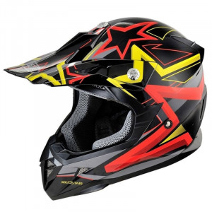 Casca moto ATV integrala Hecht 55915 stars design marimea XL, 61 cm - Img 1