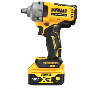 Cheie de impact cu inel cu nicovală fără perii de 18 V XR 1/2" - 2 X 5 AH, DeWalt - Img 2