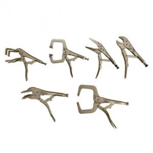 Clesti fixare materiale pentru sudat Telwin 802586, 6 buc. - Img 1