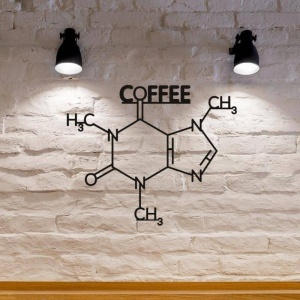 Decoratiune metalica de perete Krodesign Coffee KRO-1119, dimensiune 60 cm, negru, grosime 1.5 mm - Img 3