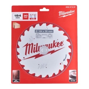 Disc fierastrau circular, D 30X184 mm, 24 dinti, pentru lemn, MILWAUKEE® - Img 2