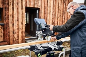 Ferăstrău circular staţionar cu sanie de glisare cu acumulator KAPEX KSC 60 EB-Basic Mt Edt, Festool - Img 4