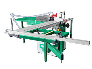 Fierastrau circular de formatizat Olimpia SC3 254-1600 de Damatomacchine, Mașină de strângere a lemnului cu lamă circulară basculabilă Ø 254 mm, cursă 1600 mm, alimentat de un motor monofazat de 2200 W - Img 2