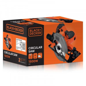 Fierastrau Circular Manual 1500W 66 mm Black+Decker CS1550 - Img 2