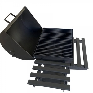 Gratar pe carbuni Vivatechnix VMD-1031, cu capac, 92x60x100cm, portabil, negru - Img 3