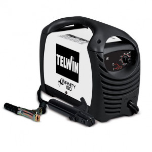 Invertor sudura MMA Telwin INFINITY120, 80 A, electrozi 1.6-2.5 mm, cu accesorii - Img 1