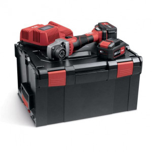 Masina de slefuit cu banda Flex BME 18.0-EC/5.0 Set, 504505, 2 acumulatori 18 V/5.0Ah, incarcator - Img 1
