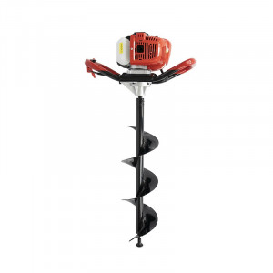Motoburghiu Breckner MB 52-200, motor 2T, 51.7 cm³, 2.6 kw, 3.5 CP, 3 burghie de 100, 150 si 200 mm incluse, 9 kg - Img 3