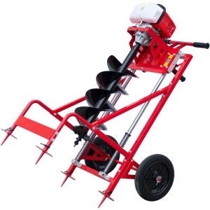 Motoburghiu de pământ Rotakt MTBG680/884 + burghiu 250mm - Img 6