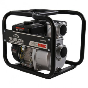 Motopompa 3" Wasserkonig WSKM80C, maxim 55 m³/ora , inaltime refulare max 30 m, motor euro V, benzina, putere 7 CP - Img 1