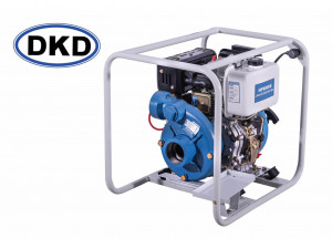 Motopompa apa curata DKD HP 50DI 2" motor 7 CP diesel debit 28 mc/h refulare 63 m absorbtie 8 m pornire sfoara - Img 4