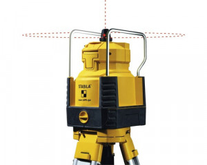 Nivela laser rotativ Stabila Set LAPR 150 orizontal, vertical, cu trepied si rigla de 2,4 m - Img 1