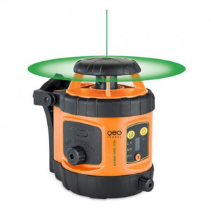 Nivela laser VERDE rotativ GeoFennel cu autonivelare pe orizontala si reglare manuala pe verticala FL 190A GREEN - Img 1