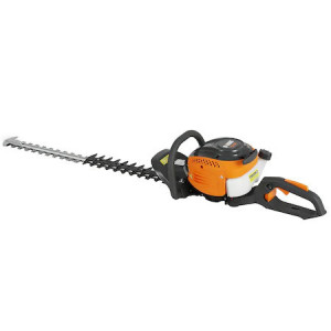 O'Mac Trimmer pentru gard viu pe benzina O-Mac TV 100, 1 CP, 25.4 CC, 2 timpi, 80 cm lungime lama, pompa amorsare, 0.45 l benzinaTrimmer pentru gard viu pe benzina O-Mac TV 100, 1 CP, 25.4 CC, 2 timpi - Img 1