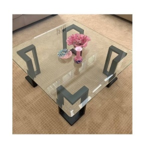 Set 2 picioare pentru masute cafea sau banci, Vivatechnix KRO-1179, dimensiune 40x20 cm - Img 3