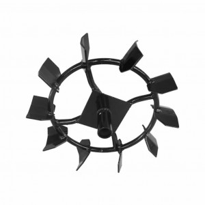 Set 2 roti metalice HECHT 000750, material otel, compatibile cu motocultorul Hecht 750 - Img 2