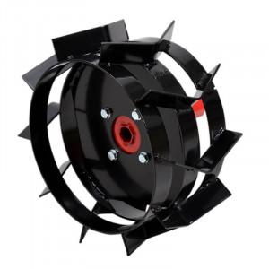 Set 2 roti metalice HECHT 007104, accesoriu compatibil cu motocultorul Hecht 7100 - Img 1
