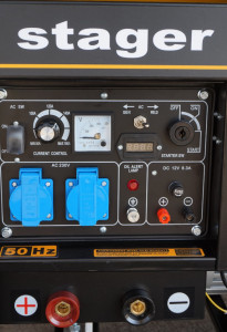 Stager YDE8500EW Generator sudare diesel monofazat, 3kVA curent sudare 200A, pornire la cheie - Img 1