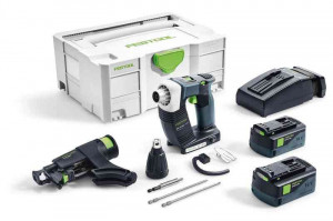 Surubelnita cu acumulator pentru constructii DURADRIVE DWC 18-2500 HPC 4,0 I-Plus, Festool - Img 1