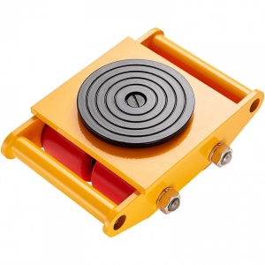 Transportor pivotant Dolly, capacitate 6 Tone, rotatie 360 grade, Otel, roti poliuretan - Img 3