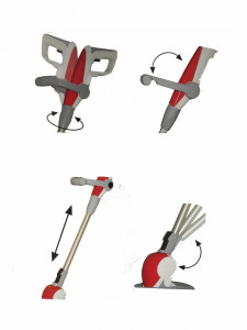 Trimer electric Ikra FlexoTrim RT 1525 DA, putere 350W, latime de lucru 25cm - Img 3