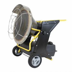 Aeroterma pe motorina cu ardere catalitica si radiatie in infrarosu 40 kw capacitate rezervor 38 L consum combustibil 3.2 L/ora - Img 7