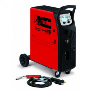 Aparat sudura MIG-MAG/FLUX/BRAZARE/ MMA/TIG-DC LIFT Telwin ELECTROMIG400SYNERGIC, 400 A, sarma otel 0.6-1.6 mm, electrozi 1.6-8 mm, cu accesorii - Img 7