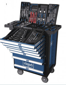 Banc de scule Scheppach TW1000 263 piese 7 sertare - Img 1