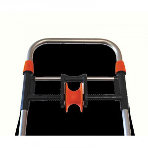 Carucior cu tambur pentru furtun HECHT 00638, maner telescopic, cu roti, lungime maxima furtun 100 m, racord 1/2 inch - Img 1