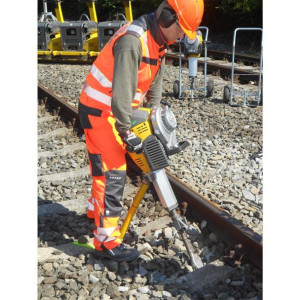 Ciocan demolator pentru caile ferate Wacker Neuson BH55RW RS 27x80, motor benzina 2T, sistem prindere 27x80 mm, forta de impact 55 J, control la distanta - Img 4