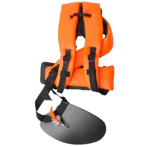 Curea de umar pentru trimmer HECHT 000103, tip ham, culoare negru/portocaliu - Img 2