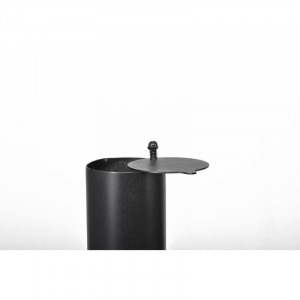Grătar cu cărbune Hecht Sentinel Max cu afumător, 2 camere, termometru, 104x40 cm + 48x40 cm - Img 2