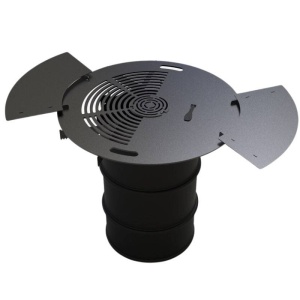 Gratar tip plancha Krodesign KRO-1163, diametru 80 cm - Img 1