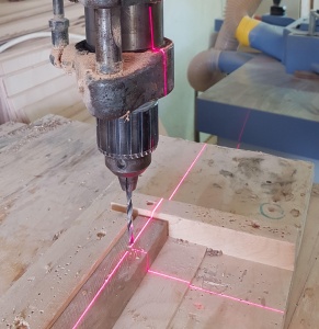 Laser de poziționare Hedue PL2 cu cruce laser roșie - Img 4