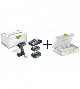 MASINA DE GAURIT CU IMPACT TID 18 HPC 4.0 I-PLUS CU 2 ACUMULATORI INCARCATOR ORGANIZER EDITION, Festool - Img 4