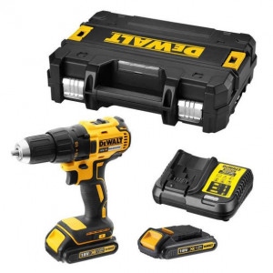 Masina de gaurit si insurubat cu acumulatori Dewalt DCD777S2T, 18V/1.5Ah, cuplu maxim 65 Nm, 2 acumulatori, incarcator, valiza de transport - Img 2