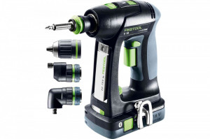 Masini de gaurit si insurubat cu acumulatori C 18 HPC 4,0 I-Set, Festool - Img 2