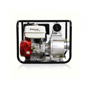 Motopompa pentru ape foarte murdare Breckner Germany 4T 13 CP 4" debit max. 90m³/h adancime max. 7m refulare 30m - Img 2