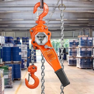 Palan manual cu parghie si lant 6000 kg, Clichet, Inaltime de ridicare 2.8 m, Forta tragere 340 N - Img 2