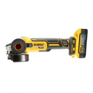 Polizor unghiular DeWalt DCG405H2T, 125 mm, cu 2 acumulatori POWERSTACK 18 V/5.0 Ah si incarcator in valiza de transport - Img 1