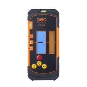 Receptor FR 50, pentru laser rotativ roșu sau verde, cu 2 display-uri, acoperit cu cauciuc, Geo-Fennel - Img 2