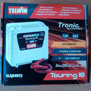 Redresor baterii Telwin TOURING18, tensiune incarcare 12/24 V, capacitate baterii Pb,GEL/AGM, MF 60-180/50-115 Ah - Img 2