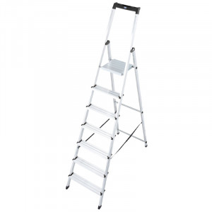 SCARA KRAUSSE MONTO "SOLIDY" DUBLA CU TREPTE PE O PARTE, 7 TREPTE, KR-126245 - Img 1