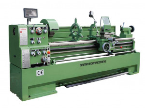 Strung universal Titanius 2000 Dro de Damatomacchine, Strung profesional, distanta dintre centre 2000 mm, diametru maxim de lucru pe batiu 460 mm, sistem de racire, motor trifazat 5.5 Hp - Img 1