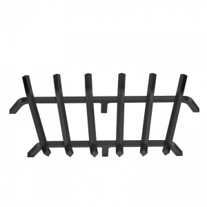 Suport de lemne pentru semineu sau vatra de foc, Vivatechnix 686 x 340 mm, Otel, teava 3/4 inch - Img 3